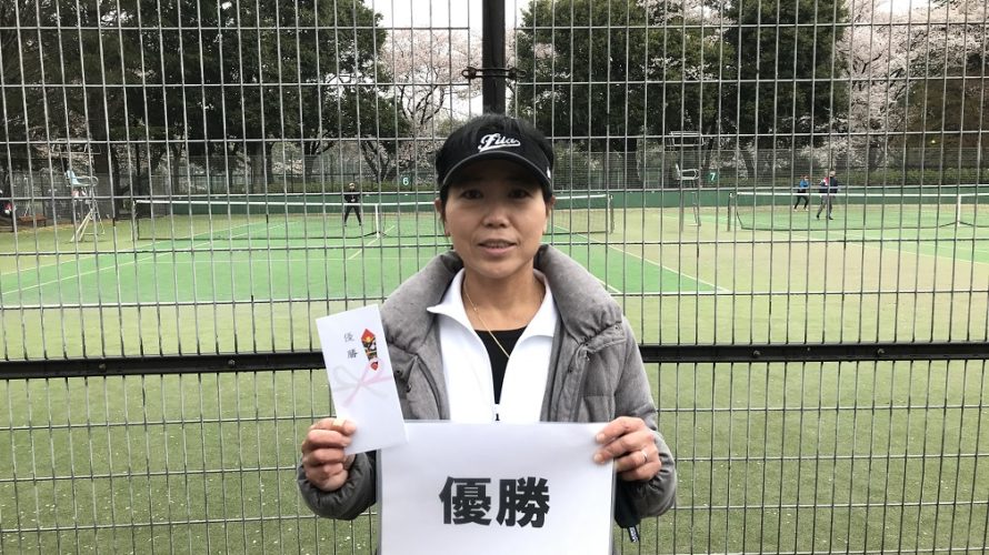 2022 年小金井オープンテニス大会　結果